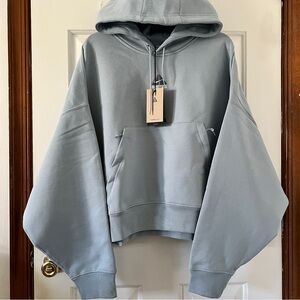 Nike ACG Hoodie Women’s Light Baby Blue Heavyweight Oversized Sweatshirt Large